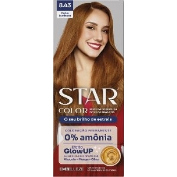 TINT STAR COLOR SEM AMONIA 8.43 COBRE LUMINOSO