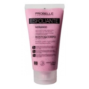 ESFOLIANTE ROSTO E CORPO PROBELLE LABORATORIO 150G MORANGO