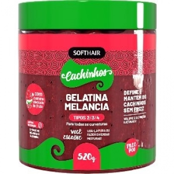 GELATINA CACHOS SOFT HAIR 520G MELANCIA