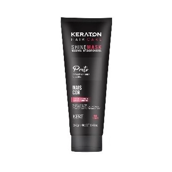 MASC CAP KERATON SHINE MATIZADORA 240G PRETO AZULADO