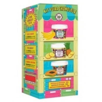 KIT FEIRA CRONOLOLA C/03 MANTEIGAS 100G HIDR/NUTR/RECONSTRUCAO