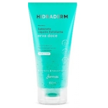 SAB LIQ FARMAX HIDRADERM 180ML ESFOL CORPO/ROSTO ERVA DOCE