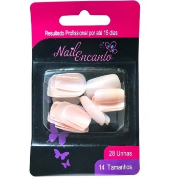 UNHAS FHACES NAIL ENCANTO COLORS CART C/24 ROSA