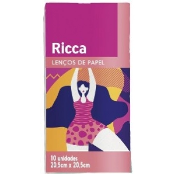 LENCO DE PAPEL RICCA C/10 FOLHAS - 3704