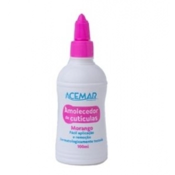AMOLECEDOR DE CUTICULAS ACEMAR 100ML MORANGO