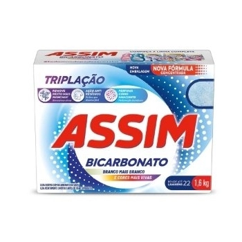 SABÃO EM PO ASSIM 1,6K TRIPLACAO BICARBONATO