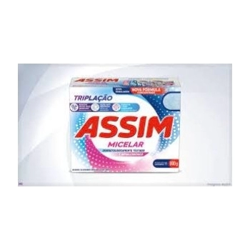 SABÃO EM PO ASSIM 800G TRIPLACAO MICELAR
