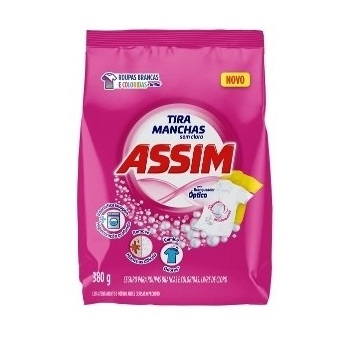 TIRA MANCHAS PO ASSIM 380G ROSA BAG