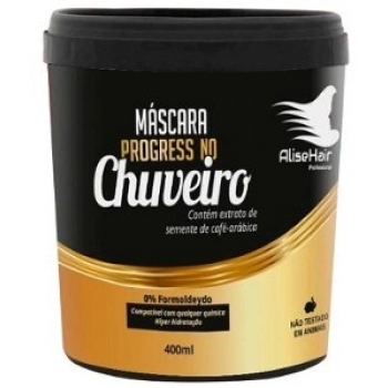 MASC CAP TRAT ALISE HAIR 400ML PROGRESSIVA NO CHUVEIRO