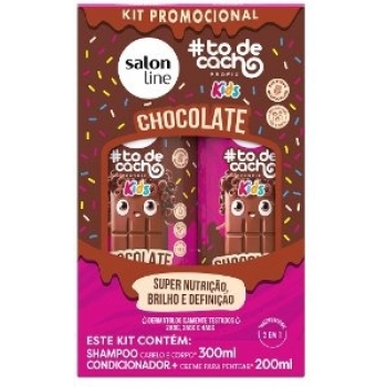 KIT SH 300ML+COND 200ML S LINE TODECACHO KIDS CHOCOLATE
