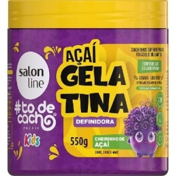 GELATINA S LINE DEFINIDORA TODECACHO 550G KIDS ACAI