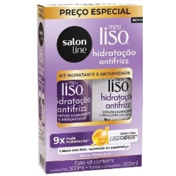 KIT SH 300ML+COND 200ML S LINE MEU LISO HIDRATACAO ANTIFRIZZ
