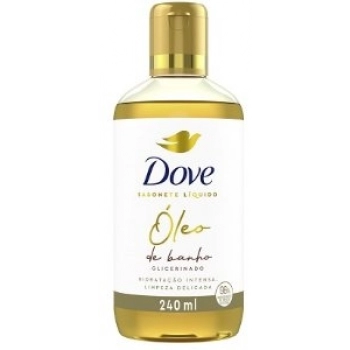 SAB LIQ DOVE 240ML OLEO DE BANHO GLICERINADO