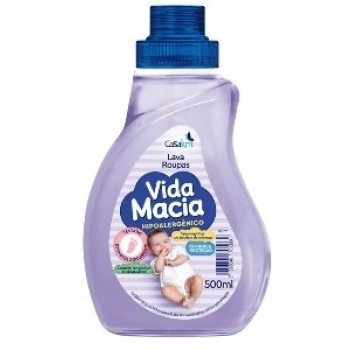 LAVA ROUPAS LIQUIDO VIDA MACIA 500ML INFANTIL