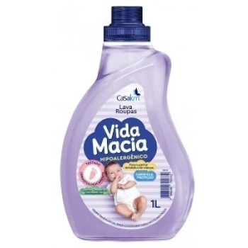 LAVA ROUPAS LIQUIDO VIDA MACIA 1L INFANTIL