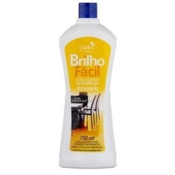CERA LIQUIDA BRILHO FACIL 750ML AMARELA