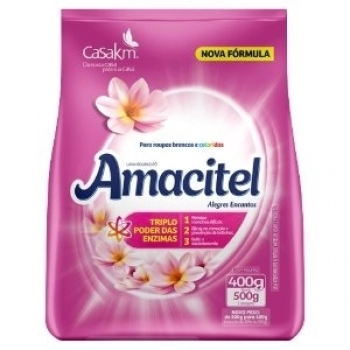 LAVA ROUPAS AMACITEL 400G ALEGRES ENCANTOS