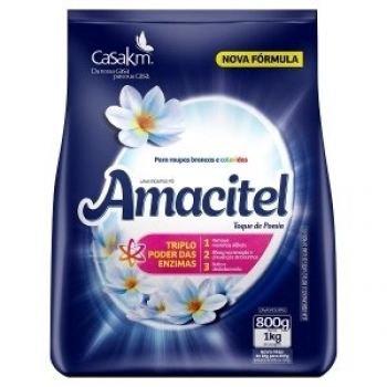 LAVA ROUPAS AMACITEL 800G TOQUE DE POESIA