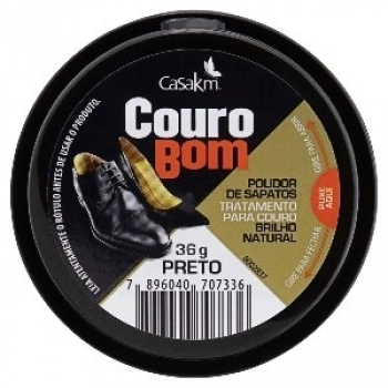POLIDOR DE SAPATOS COURO BOM 36G PRETO