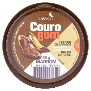 POLIDOR DE SAPATOS COURO BOM 36G MARROM