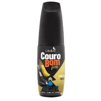 POLIDOR DE SAPATOS FLEX COURO BOM 40ML PRETO