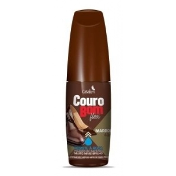 POLIDOR DE SAPATOS FLEX COURO BOM 40ML MARROM
