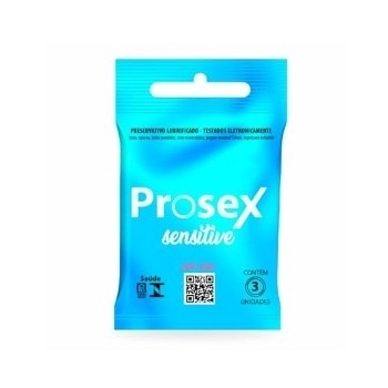 PRESERV PROSEX LUBRIFICADO C/3 SENSITIVE