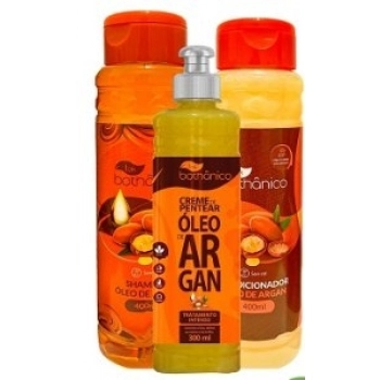 KIT TOK BOTHANICO SH+COND 400ML+CR PENT 300ML OLEO DE ARGAN