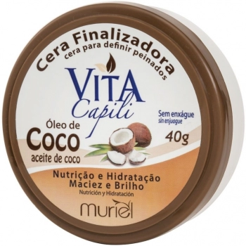 CERA FINALIZ CAP MURIEL 40GR OLEO DE COCO