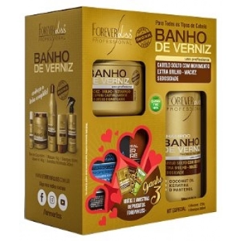 KIT SH + MASC FOREVER LISS 300ML BANHO DE VERNIZ