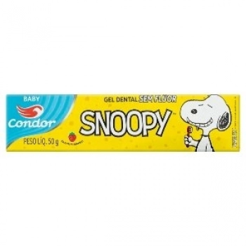 GEL DENTAL CONDOR 0 A 2 ANOS 50GR SNOOPY S/ FLUOR