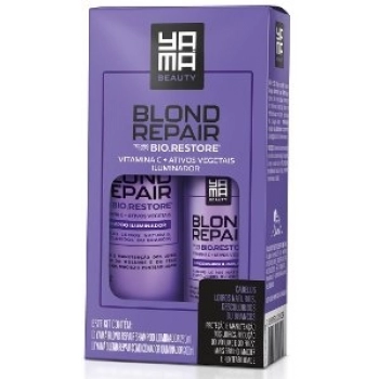 KIT SH 280ML+COND 200ML YAMA BLOND REPAIR ILUMINADOR