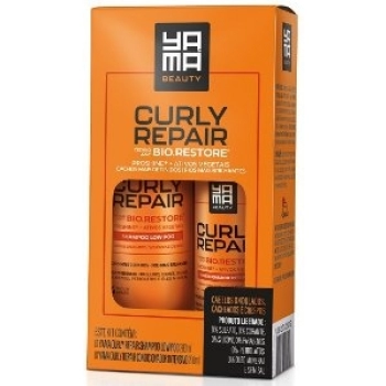KIT SH 280ML+COND 200ML YAMA CURLY REPAIR LOW POO+INTENSIVO