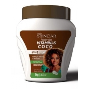 CR TRAT 4 EM 1 INOAR 1KG PODER DAS VITAMINAS COCO