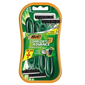 APAR BARBEAR BIC COMFORT 3 LV4 PG3 PELE SENSIVEL VERDE