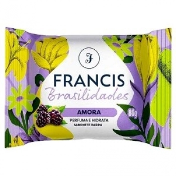SAB FRANCIS BRASILIDADES 80G AMORA ROXO