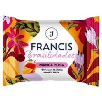 SAB FRANCIS BRASILIDADES 80G MANGA ROSA LARANJA