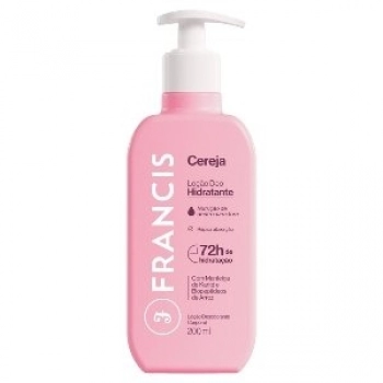 LOÇÃO DES HIDR CORPO FRANCIS 200ML CEREJA ROSA