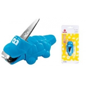 CORTADOR UNHA MUNDIAL INFANTIL MISTO ROSA/AZUL JACARE KIDS BC-76