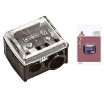 APONTADOR DE LAPIS DUPLO MUNDIAL MAQUIAGEM MAKE UP BC-73