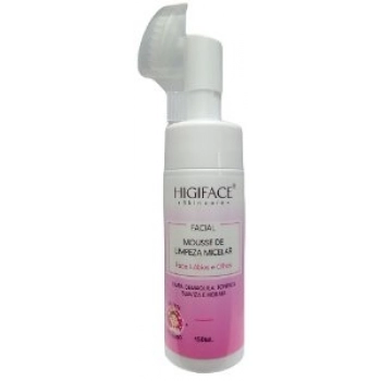 MOUSSE MICELAR HIGIFACE 150ML LIMPEZA FACIAL