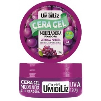 CERA GEL MODEL FIXADORA UMIDILIZ 120G UVA