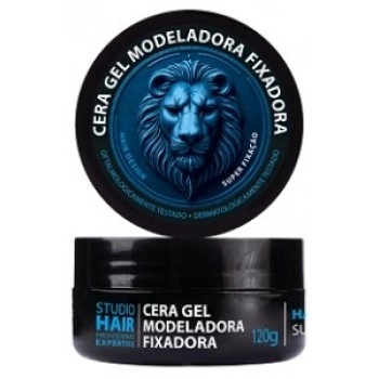 CERA GEL MODEL FIXADORA STUDIO HAIR 120G HAIR DESIGN