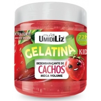 GELATINA DESEMBARAÇANTE UMIDILIZ KIDS 500G MORANGO
