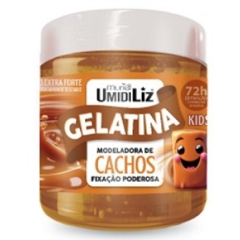 GELATINA MODELADORA UMIDILIZ KIDS 500G CARAMELO