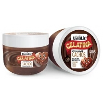 GELATINA ATIVADORA UMIDILIZ KIDS 250G CHOCOLATE