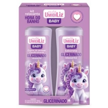 KIT SAB LIQ E CR PENT GLICE UMIDILIZ 150ML BABY LAVANDA