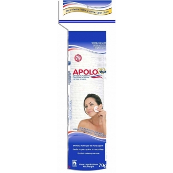 ALGODAO APOLO 70GR EM DISCOS C/ ZIP LOCK
