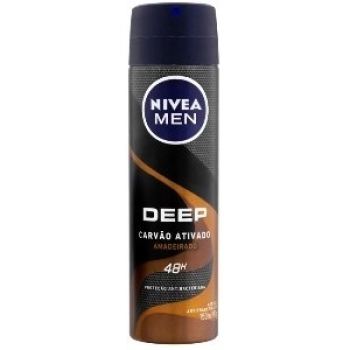 DES AERO ANT NIVEA 150ML FOR MEN DEEP CARVAO ATIVADO AMADEIRADO