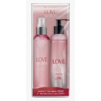 KIT BODY SPLASH 240ML+HIDRA DESO 230ML CIA DA NATUREZA LOVE SECRETS